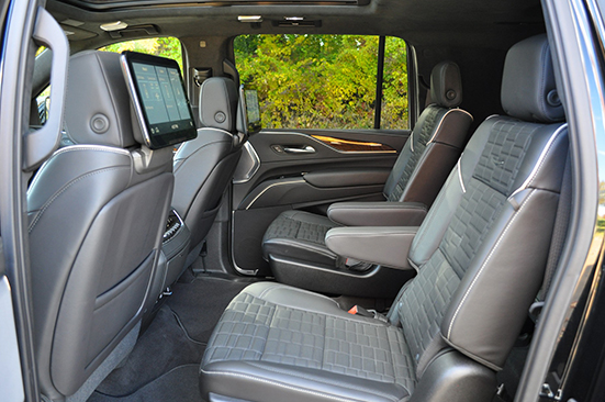 2021 Cadillac Escalade Back Passenger Seat - Lowcountry Valet & Shuttle Co.